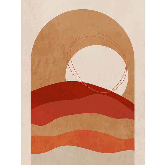 Papier peint panoramique - Soleil Boho