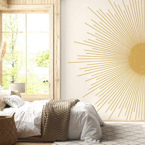 Papier peint panoramique - Soleil Boho