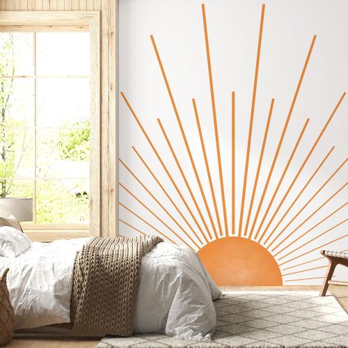 Papier peint panoramique - Soleil Boho
