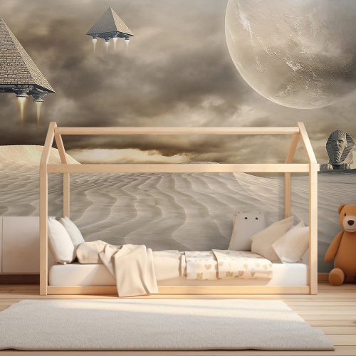 Papier peint panoramique - Sphinx Pyramides 