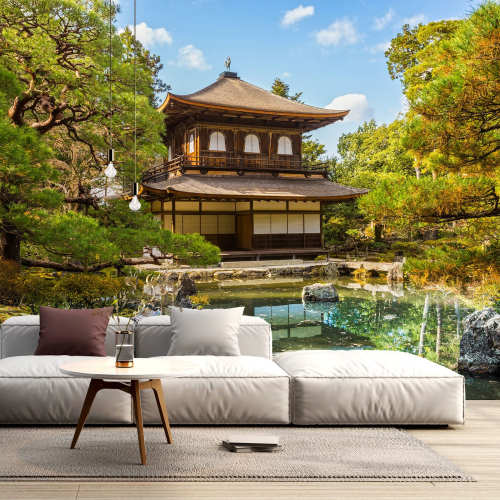 Papier peint panoramique - Temple japonais