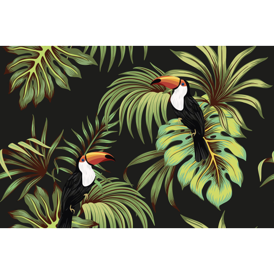 Papier peint panoramique - Toucans