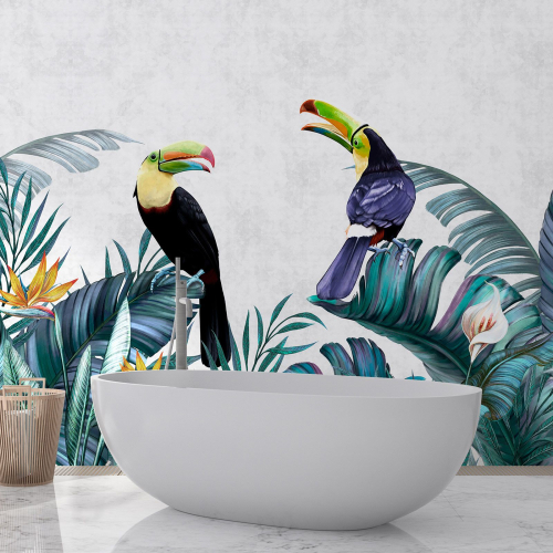 Papier peint panoramique - Toucans