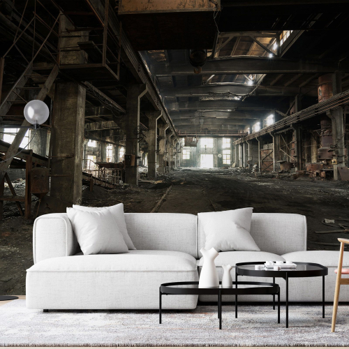 Papier peint panoramique - Usine abandonnée