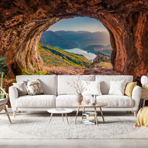 Papier peint panoramique - Vue de la grotte Bovilla