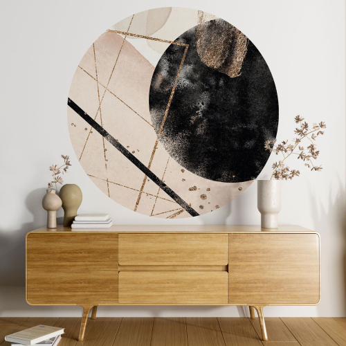 Papier peint rond / cercle - Abstrait