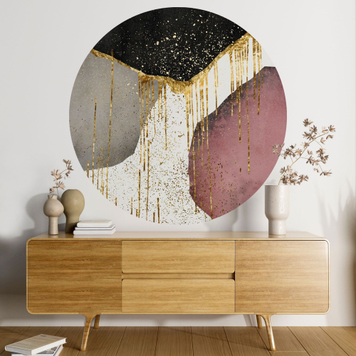Papier peint rond / cercle - Abstrait