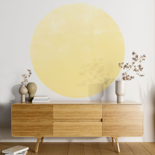 Papier peint rond / cercle - Couleur Tendance - 617