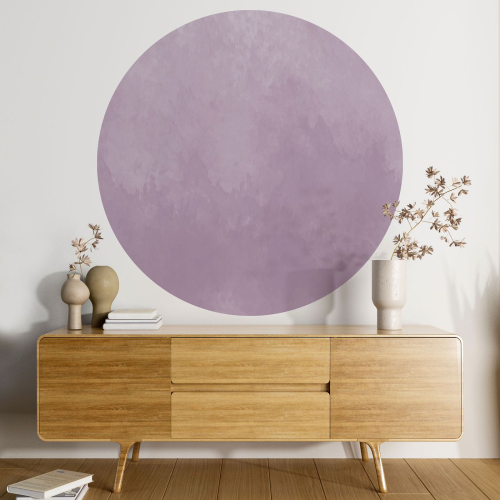 Papier peint rond / cercle - Couleur Tendance - 649