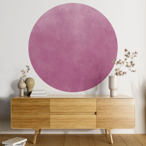 Papier peint rond / cercle - Couleur Tendance - 652
