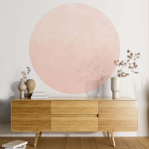 Papier peint rond / cercle - Couleur Tendance - 653