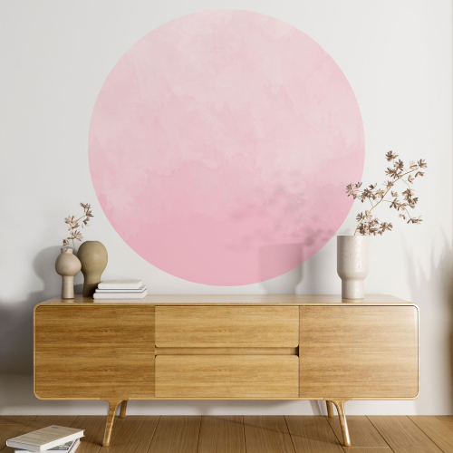 Papier peint rond / cercle - Couleur Tendance - 656