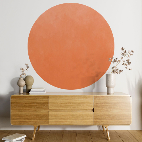 Papier peint rond / cercle - Couleur Tendance - 665
