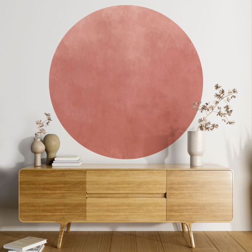 Papier peint rond / cercle - Couleur Tendance - 669