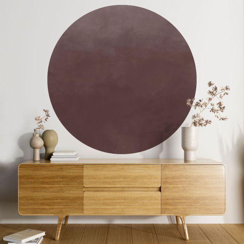 Papier peint rond / cercle - Couleur Tendance - 701