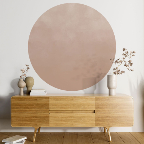 Papier peint rond / cercle - Couleur Tendance - 704