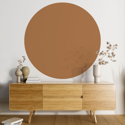 Papier peint rond / cercle - Couleur Tendance - 720