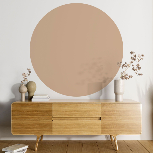 Papier peint rond / cercle - Couleur Tendance - 721