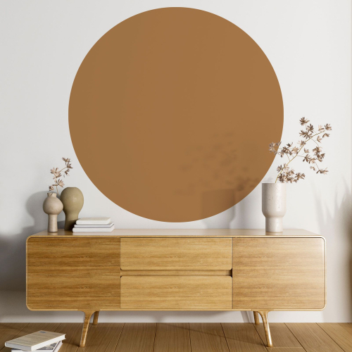 Papier peint rond / cercle - Couleur Tendance - 726