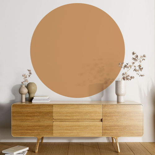 Papier peint rond / cercle - Couleur Tendance - 728