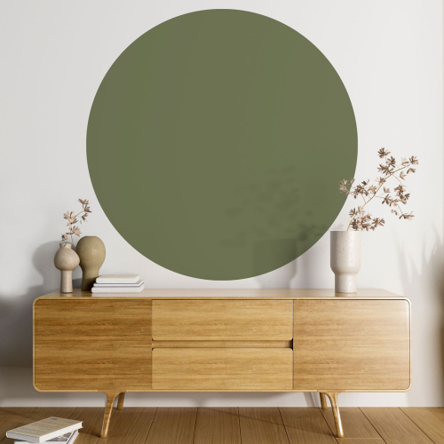 Papier peint rond / cercle - Couleur Tendance - 729