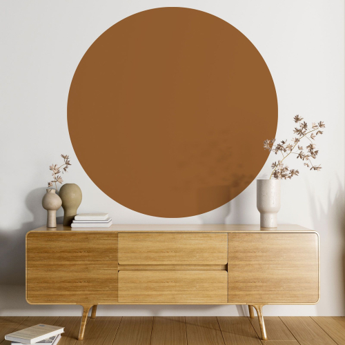 Papier peint rond / cercle - Couleur Tendance - 732
