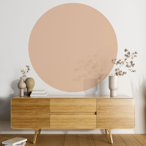 Papier peint rond / cercle - Couleur Tendance - 739