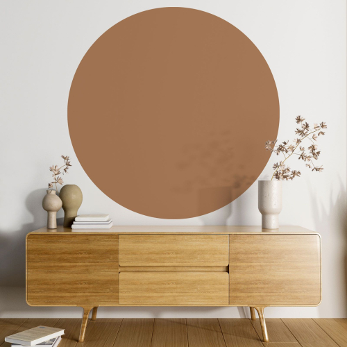Papier peint rond / cercle - Couleur Tendance - 740