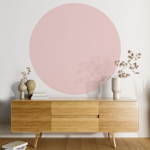 Papier peint rond / cercle - Couleur Tendance - 741