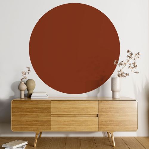 Papier peint rond / cercle - Couleur Tendance - 744