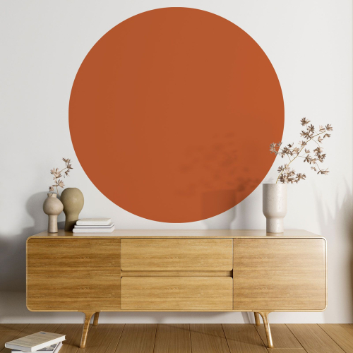Papier peint rond / cercle - Couleur Tendance - 748