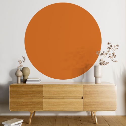 Papier peint rond / cercle - Couleur Tendance - 750