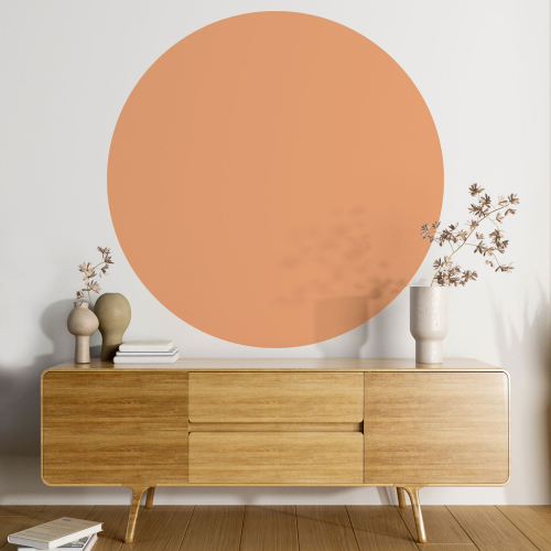 Papier peint rond / cercle - Couleur Tendance - 752