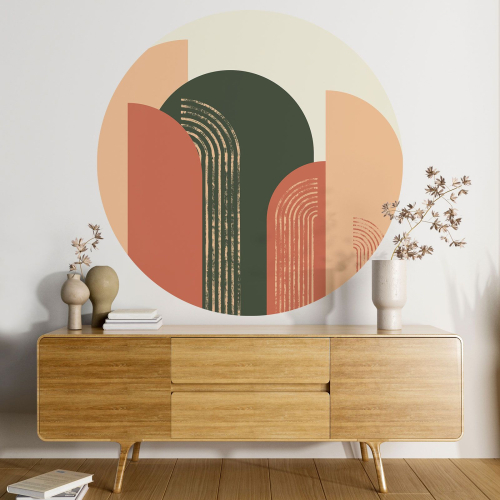 Papier peint rond / cercle - Design