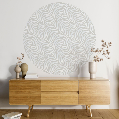 Papier peint rond / cercle - Design- 323