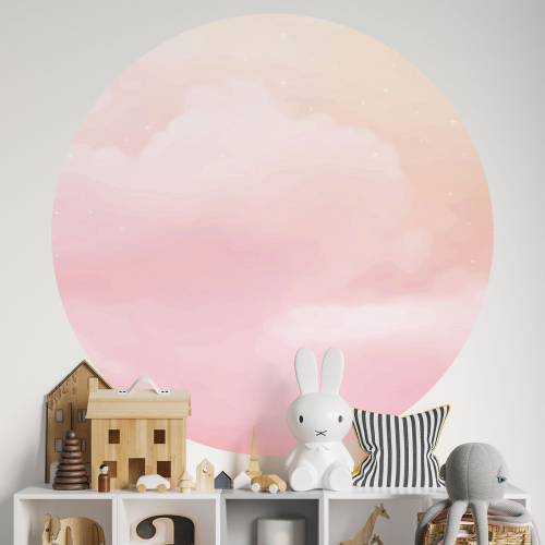 Papier peint rond / cercle Enfants - Ciel