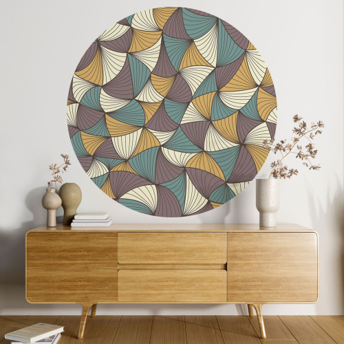 Papier peint rond / cercle - Moderne