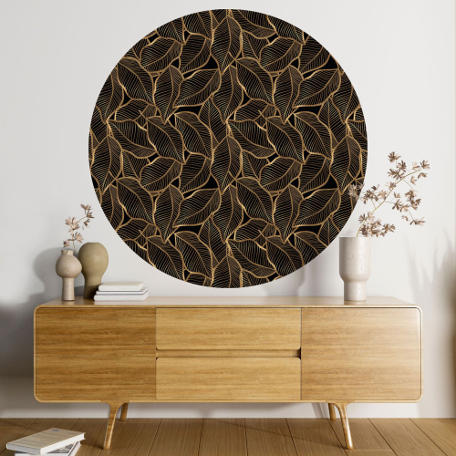 Papier peint rond / cercle - Motif botanique - 289