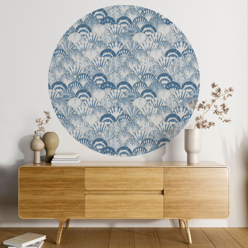 Papier peint rond / cercle - Motif oriental - 353