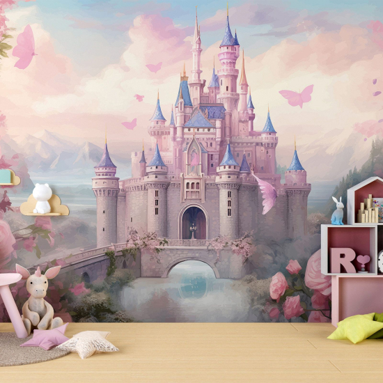 Papier peint panoramique Enfants - Château Enchanté